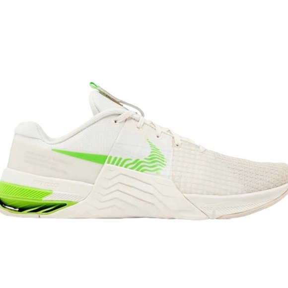 Nike Metcon 8 Mens CrossFit Training Shoes Phantom/Green Strike DO9328 006 - Picture 3 of 6